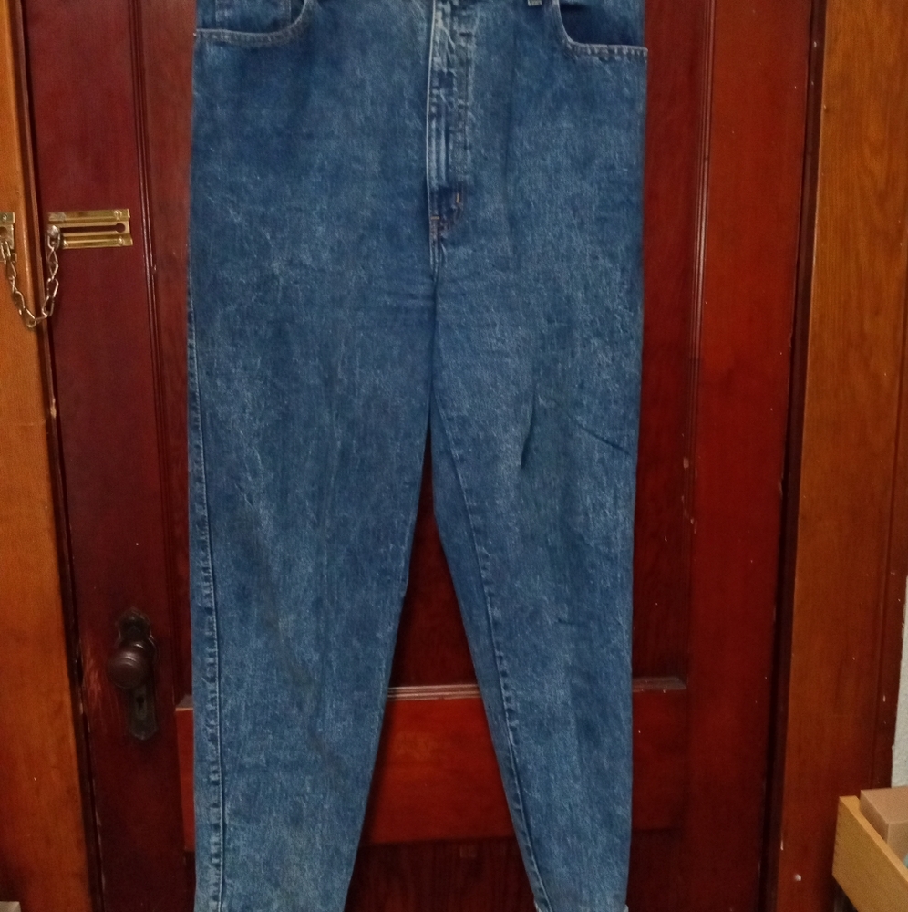 Sassoon high waisted 5 Pocket mom Sassoon jeans tapered leg Sz 18